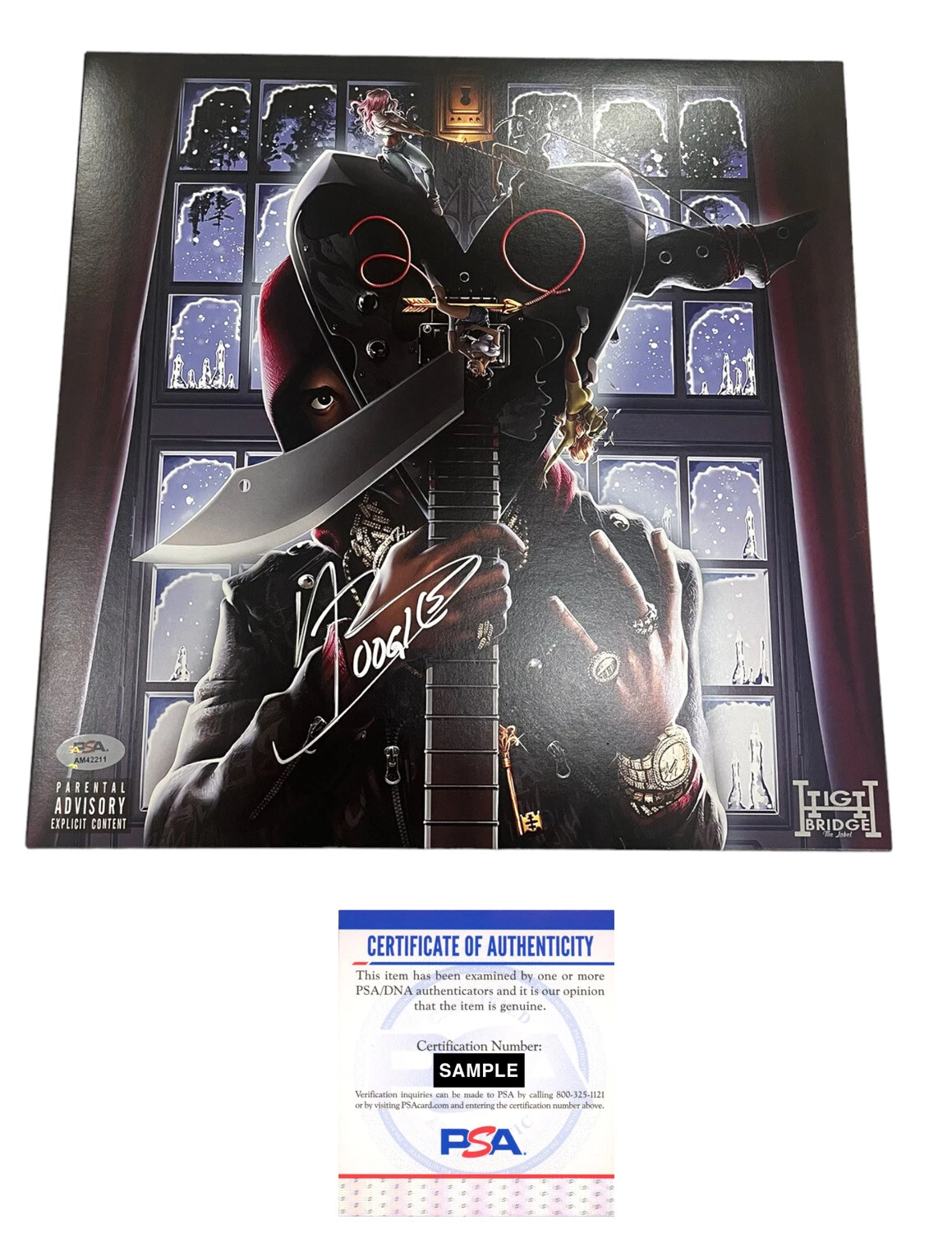 A-Boogie Wit Da Hoodie Signed Autograph Artist 2.0 Vinyl Record LP Psa ...