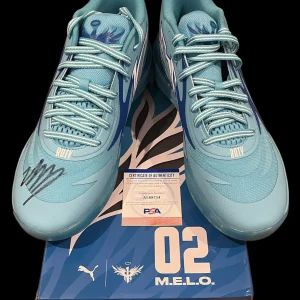 LaMelo Ball Signed Auto MB .02 ROTY Rookie Of The Year Shoes Psa/Dna Coa Hornets