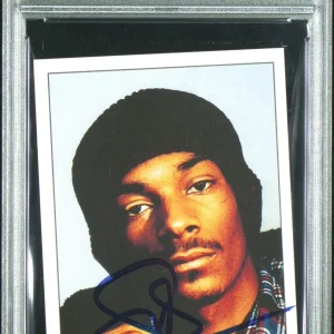 Snoop Dogg Signed 1995 Panini Smash Hits Rookie Card #123 Psa/Dna GEM MT 10 AUTO