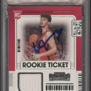 Alperen Sengun Signed 2021 Panini Contenders Rookie Ticket RPA Psa GEM 10 AUTO