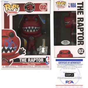 OG Anunoby Signed Autographed NBA The Raptor Funko Pop #02 Psa/Dna Coa Raptors