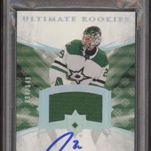 Jake Oettinger Signed 2020 Upper Deck Ultimate RPA /649 #188 Psa GEM MT 10 AUTO