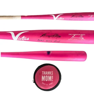 Robert Hassell III Signed + Game Used Uncracked 2021 Mothers Day Bat