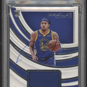 Moses Moody Signed 2021 Panini Immaculate Rookie RPA /99 Psa GEM MINT 10 AUTO RC