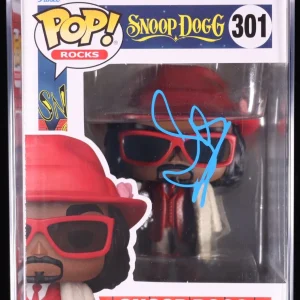 Snoop Dogg Signed Rocks #301 Funko Pop Psa/Dna Dual Grade NM-MT 8/GEM MT 10 AUTO