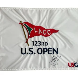 Cam Cameron Smith Signed Auto 2023 123rd US Open Championship Pin Flag LACC JSA
