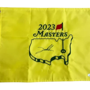 Jon Rahm Signed Auto 2023 Masters Pin Flag Champion Augusta National JSA Coa