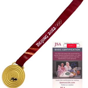 Nathan Chen Signed Autograph 2022 Olympic Games Beijing Gold Medal JSA Coa
