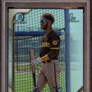 Samuel Zavala Signed 2022 Bowman Chrome Prospects Refractor /499 Psa GEM 10 AUTO