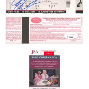 Ethan Salas Signed Auto Pro Debut Full Ticket Stub 5/30/2023 Padres JSA Coa
