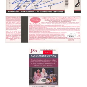 Ethan Salas Signed Auto Pro Debut Full Ticket Stub 5/30/2023 Padres JSA Coa