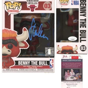Steve Kerr Signed Autographed Benny The Bull Funko Pop #03 JSA Coa Chicago Bulls