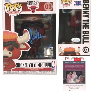 Steve Kerr Signed Autographed Benny The Bull Funko Pop #03 JSA Coa Chicago Bulls