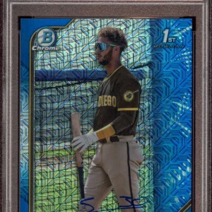 Samuel Zavala 2022 Bowman Chrome Blue Mega Box Auto /150 Psa GEM MINT 10/10