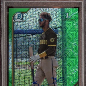 Samuel Zavala 2022 Bowman Chrome Green Mega Box Auto /99 Psa GEM MINT 10/10