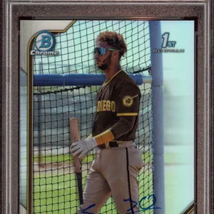 Samuel Zavala 2022 Bowman Chrome Refractor Auto /499 Psa MINT 9/GEM MINT 10