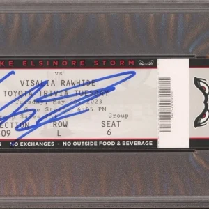 Ethan Salas Signed MILB Pro Debut Full Ticket Stub 5/30/23 Psa GEM MINT 10 AUTO
