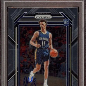 Dyson Daniels 2022 Panini Prizm Rookie Card Auto #233 Psa MINT 9/GEM MINT 10