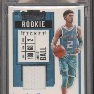 2020 Panini Contenders LaMelo Ball Rookie Ticket Swatch RPA Auto Psa/Dna RC