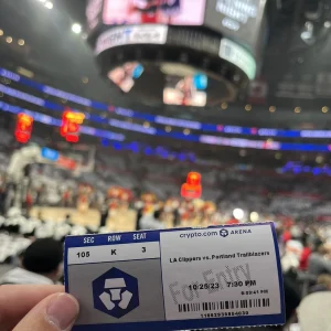 Scoot Henderson NBA DEBUT Ticket Stub 10/25/2023 Portland Trail Blazers #3 Pick