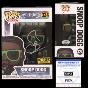 Snoop Dogg Signed Hot Topic Exclusive Funko Pop Auto #324 Psa/Dna Coa Autograph