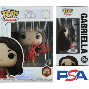 Vanessa Hudgens Signed Disney High School Musical Gabriella Funko Pop #1366 Psa