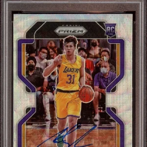 2021 Panini Prizm #165 Austin Reaves Factory Rookie Card Psa GEM MINT 10 AUTO RC