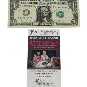Mark Cuban Signed Autographed $1 One Dollar Bill Jsa Coa Mavericks Shark Tank