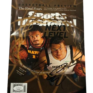 Luka Doncic & Trae Young Signed Sports Illustrated Magazine Jsa Coa LA LAKERS