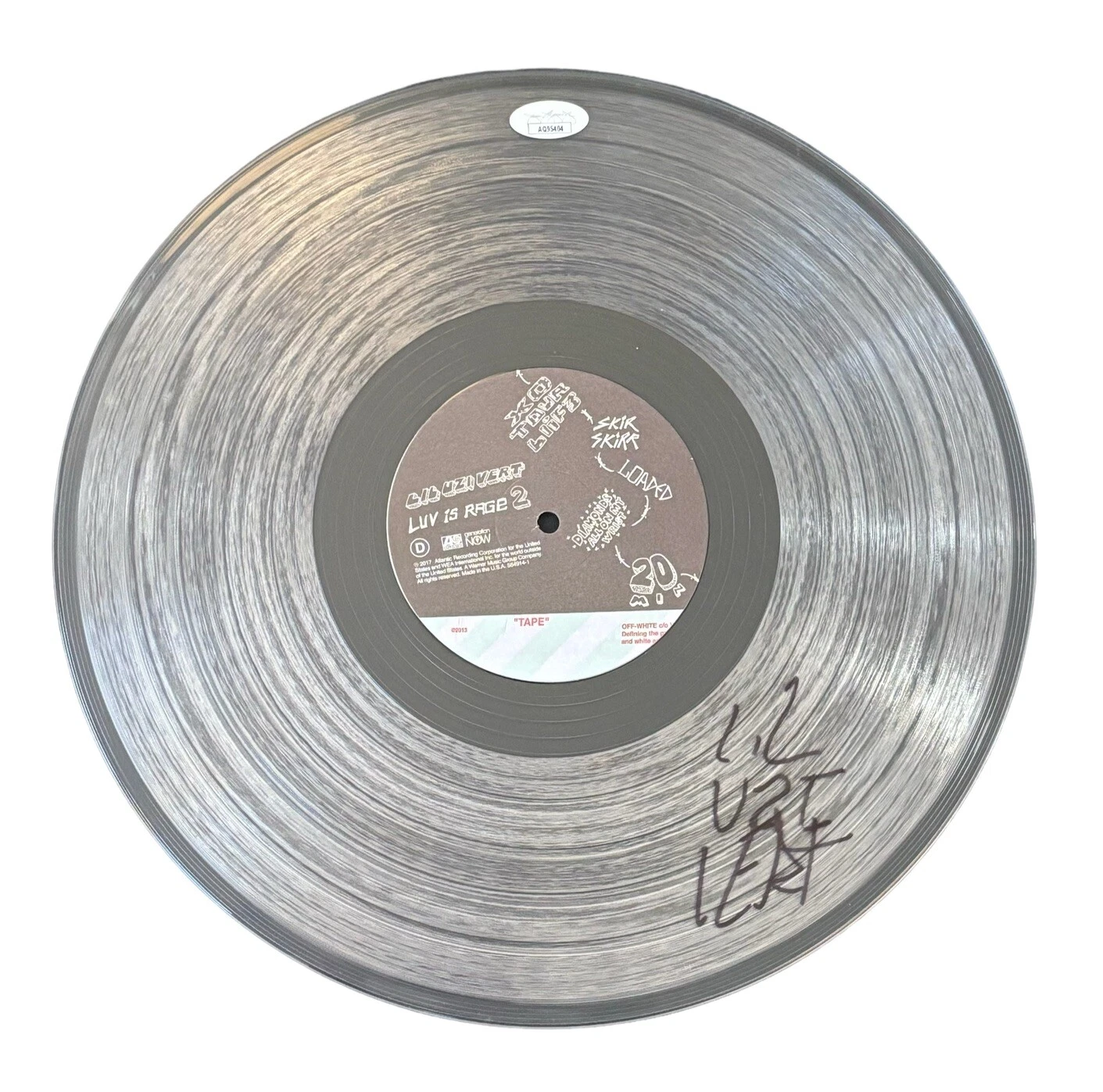 Lil Uzi Vert Signed Autographed Luv Is Rage 2 Vinyl Record Album Disc ...