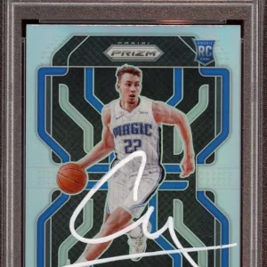 2021 Panini Prizm #310 Franz Wagner Silver Prizm Rookie Card Psa MINT 9 AUTO RC