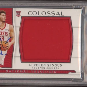 2021 National Treasures Alperen Sengun Rookie Colossal RPA /99 Psa GEM 10 AUTO