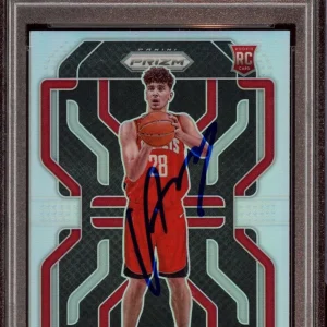 2021 Panini Prizm #318 Alperen Sengun Silver Prizm Rookie Card Psa GEM 10 AUTO