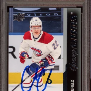 2021 Upper Deck #201 Cole Caufield Young Guns Rookie Card Psa GEM MT 10 AUTO RC