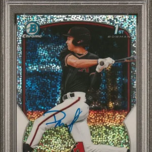 2023 Bowman Chrome Druw Jones Speckle Refractor Auto /299 Psa NM-MT 8/GEM MT 10