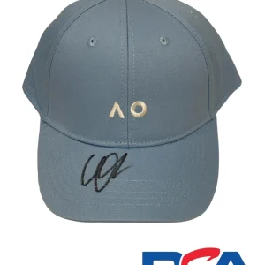 Coco Gauff Signed Autographed Australian Open AO Tennis Hat Psa/Dna Coa Auto