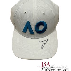 Jannik Sinner Signed Australian Open Tennis Hat 2024 2025 Champion JSA AUTO AO