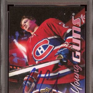 2021 Upper Deck #C211 Cole Caufield Young Guns Canvas Rookie Auto Psa GEM MT 10