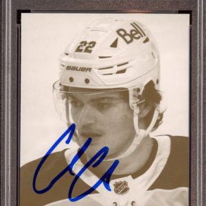 2021 Upper Deck #P40 Cole Caufield Rookie Portraits Auto Psa GEM MINT 10/10 RC
