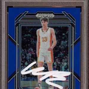 2023 Prizm Draft Picks #13 Matas Buzelis Blue Prizm Auto /199 Psa MINT 9/10