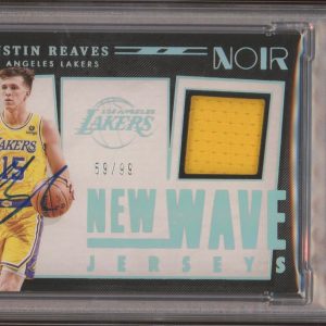 2021 Panini Noir Austin Reaves Rookie New Wave Jersey /99 Psa GEM MINT 10 AUTO