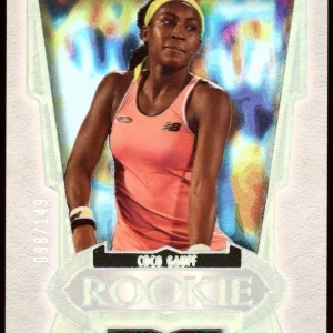 2021 UD Goodwin Champions #R-CG Coco Gauff Exquisite Collection Rookie Card /149