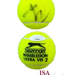 Emma Raducanu Signed Autographed Wimbledon Tennis Ball + JSA COA Auto US Open
