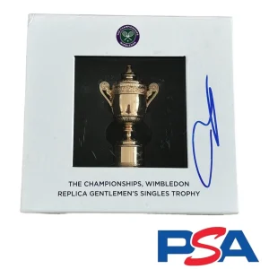 Andy Murray Signed The Championships Wimbledon Mini Trophy Psa/Dna Autograph