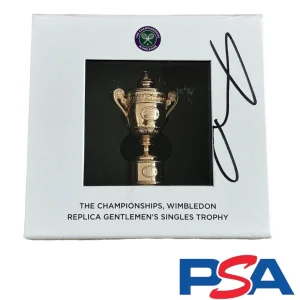 Andy Murray Signed The Championships Wimbledon Mini Trophy Psa/Dna Autograph