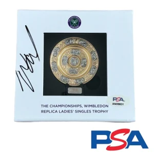 Marketa Vondrousova Signed The Championships Wimbledon Mini Trophy Psa/Dna Auto