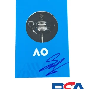 Aryna Sabalenka Signed Autographed Australian Open AO Mini Trophy Psa/Dna Auto