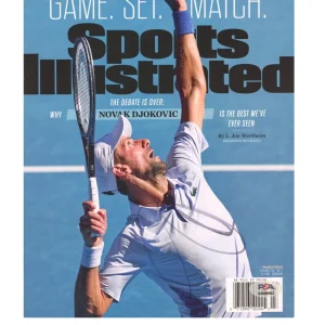 Novak Djokovic Signed March 2024 Sports Illustrated Full Magazine Psa/Dna Auto
