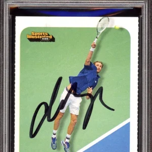 Daniil Medvedev Signed 2021 Sports Illustrated For Kids Card 990 Psa GEM 10 AUTO