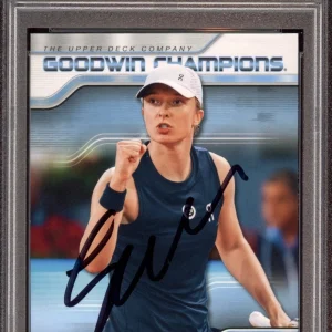 Iga Swiatek Signed 2023 Upper Deck Goodwin Champions Rookie #37 Psa GEM 10 AUTO
